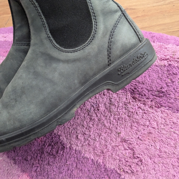 Blundstone Rustic Black Chelsea Boots 9.5 - Picture 6 of 10